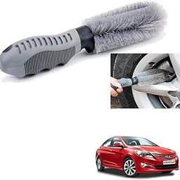Auto Addict Car Alloy Wheel Cleaner Brush Tyre Rim for Verna Fluidic 4S(2011-2017)-image-55