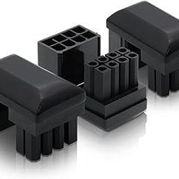 EZDIY-FAB GPU VGA PCIe 8 Pin U Turn 180 Degree Angle Connector Power Adapter Board for Desktop Graphics Card-Reverse Type 3-Pack-22