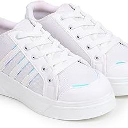 Casual Shoes for Women White Sneakers for Girls Chunky Stylish Comfirtable Ladies Sports Shoes for Gym Walking Jogging Tracking-image-112