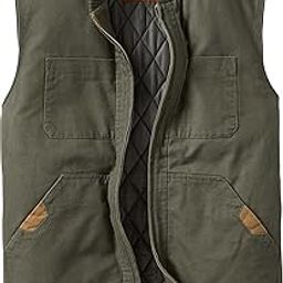 Legendary Whitetails Men's Canvas Cross Trail Vest Army X-Large-image-6