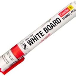 Camlin White Board Marker Pen- Red (Pack of 10)-24