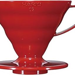 Hario V60 Plastic Coffee Dripper, Size 2, Red-image-2