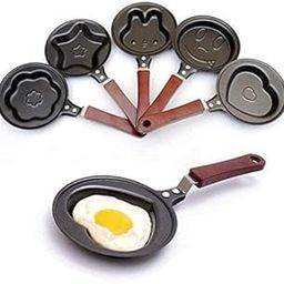 black sparrow Multi Shape Uttapam &Omelette Pan for Kids Breakfast Snack Maker Nonstick Cookware for Cooking and Frying Egg Frying Pan Cartoon Shape-85