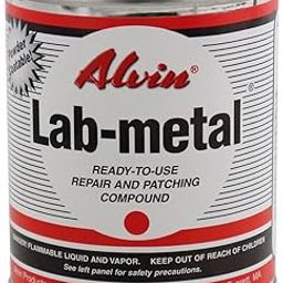 Alvin 24 oz Lab Metal Durable Economical Repair Putty, Dent Filler & Patching Compound Epoxy-image-30