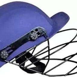 Sports Cricket Batting Helmet | Adjustable Strap | Better Protection & Cushioning | Comfortable Fit | Light Weight | No Visor | Powder Coated Material Unisex Kids Cricket Helmet (Blue) (XS)-image-56
