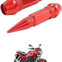 LOVMOTO Universal 2PC Spiked Aluminum Stem Valve Caps Dustproof Tire Wheel Stem Caps for Cars,SUVs,Trucks Bicycles and Motorcycles Comfortable with ACH-iev-er-image-84