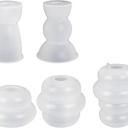 MERISHOPP®|Candle Holder Mould Candlestand Crafting Cement Easy to Demold Resin Casting 4.9cmx8.2cmx2.2cm|Crafts | Multi-Purpose Craft Supplies | Crafting Pieces |1 Silicone Mould-image-5