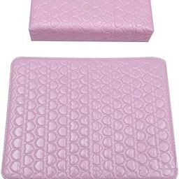 URBAN BOX Nail Hand Pillow With Mat, Durable Soft Washable Nail Art Hand Pillow Arm Rest Hand Holder Manicure Tool, Arm Rest For Nails Tech For Home And Beauty Salon (Square Shape) (Light Pink)-27