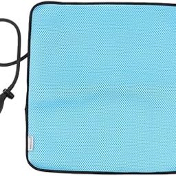 UJEAVETTE® Portable Compressible Inflatable Lumbar Pillow for Travel Car Office Blue-53
