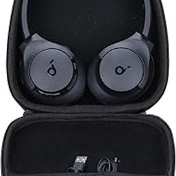 M.G.R.J® Portable Carrying Case Cover for soundcore by Anker Space One, Life 2 neo, H30i, Q20i, Q20+, Q20, Q30, Q35, Q40, Q45 Wireless Headphones (Hard|EVA|Black)-13