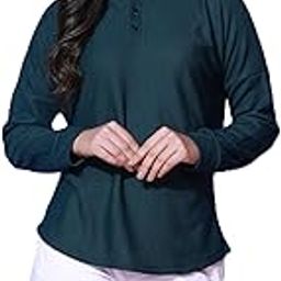 zilcon Womens Waffle (Cotton) Color Block Fashion Long Sleeve Crew Neck Spring Summer Winter Casual Loose T Shirts Tops-picture-5