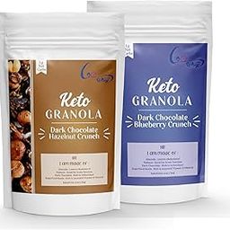 Gowhey Value pack Combo| Sugar free Keto Granola(1-Hazelnut Granola, 1-Blueberry Granola)-image-34