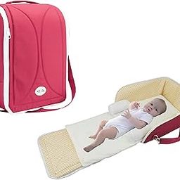SToK® ST-TBR01 Premium Multi Functional Travel Bag/Baby Bag/Baby Travel Bag/Sleeping Bag/Diaper Bag/Luggage Bag/Briefcase (Red)-45