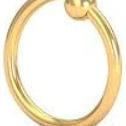 DURGA PRASAD JEWELLERS Gold nose ring, सोने की नाक की अंगूठी, 18k Hallmarked,Weight- 0.190gm, pure Gold, semi-piercing, nonpiercing-image-4