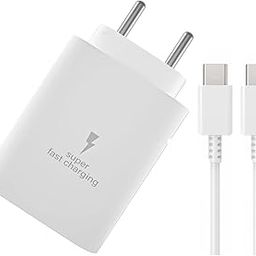 25W Type-C Charger with Cable Compatible with Samsung-Galaxy S/A/M/F/Z Series | Super Fast Charger Cable for S23/S22/S21/21 fe/S20/M14 5G/M34/M54/M53 5g/M33/M13/A34/A54 5G (White)-image-78