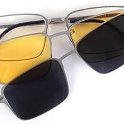 Stylish Magnetic Clip-On Sunglasses for Men and Women | Polarized UV Protection | Detachable Eyewear | Anti-Glare Clip On for Driving | Fashionable Shades-image-40