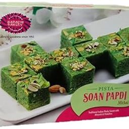 KARACHI BAKERY Pista Soan Papdi Mithai 200 G-image-97