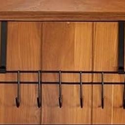 Konquer TimeS Heavy Duty Stainless Steel Over The Door Hook Hanger Organizer/Wall Hook Rack, No Drilling Required (White)-image-44