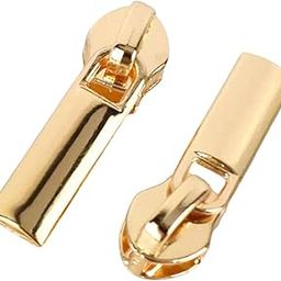 CALANDIS Pack of 30 Zipper Sliders Replacement Metal No.3 for Coat Luggage Purse Aureate-image-36