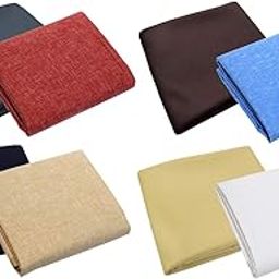 Men's Poly Cotton Unstitched Shirt & Trouser Fabric Combo Set (Multi Color; Free Size)-image-52