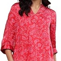 fabindia Women's Printed Regular Fit Tops-picture-19