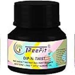 Tree Fit Dip & Twist Nail Polish Remover, Infused with Vitamin E and Almond Oil, Nourishing Formula, Gentle Nail Polish Remover (Pack Of 3)-93