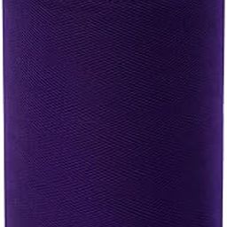 Filloxy Net Fabric Cloth for Multi Decoration, Parties, Festival, Costumes, Gift Packing, Party, Backdrop Material mandap, Pooja Background Ribbon Wedding Decoration, 58" Width (Purple, 5 Meter)-image-97