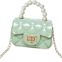 BabyMoon Kids Jelly Sling Purse Baby Fashion Handbag | 9x13x5 CM | Green-image-30