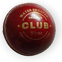 NE NEPTUNE Red Leather Club Cricket Ball (2 Part) for Practice Session/Match (Pack of 1)-image-97