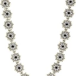 Oxidised Sliver-Toned Kundan Studded Kamarbandh for Women-image-34