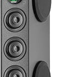 VEmax Verve 90W Multimedia 5.0 Channel Wireless Bluetooth Double Woofer Home Theater Tower Speaker with Karaoke MIC Support, USB, AUX, FM (70 cm Height)-23