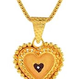 Heart/Dil/Pan Shape Handmade Art Work One Gram Gold Plated Multi-Color Meena Work Jewelry for Men,Women(ACPC0188A)-8