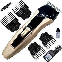 OSL Rechargeable Kemeii Cordless Waterproof Professional Barbar Approved Ultra Trim Hair Clipper Beard Mustache Trimmer Powerful Electric Razor Cutter Cleaner for Men Multicolor (3 year Warranty)-23