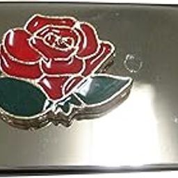 Colorful Short Red Rose Flower Money Clip, alloy, other-image-83