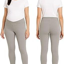 Women's Over The Belly Maternity Leggings for Pregnant Stretchable Jeggings Pants for Pregnancy (32 Till 40)-image-61
