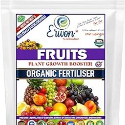 Erwon® Fruit Plant Fast Gro Food fertilizer, Premium Essential Powerful Organic Fertilizer for Overall Growth of Fruit Plants, with Charged Micro-Organism and ++ Micronutrients (900 gm)-image-29