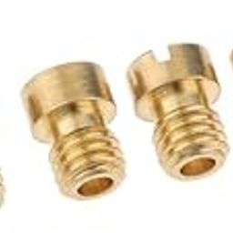 Lyla 3xM5 Thread Motorcycle Main Jet Kit Carburetor 120-132 6 Size Injector Nozzle-image-1