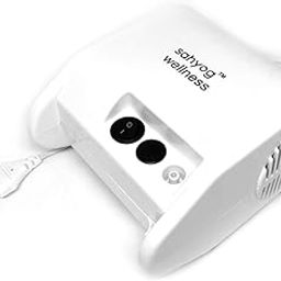 Piston Compressor Nebulizer for Children & Adults with Flow Adjuster (White)-image-56