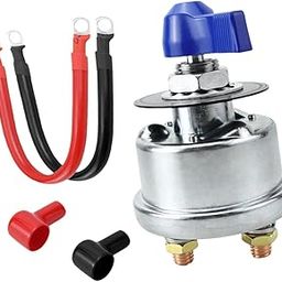 VELURA Battery Disconnect Switch Battery Cut Off Switch for Boat Vehicle Truck Blue Handle|1 Tire Tread Depth |Seat Covers| Parts & Accessories-image-94