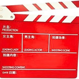 Action Clap Bord Movie Director CLAP Board Clapper Clapboard Action Board (RED)-picture-17