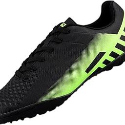 Santos Turf Soccer Shoes for Boys and Girls| Athletic Turf Shoes with Durable Two Color Synthetic Upper | Youth Football Turf Shoes with Molded Rubber Oursole | Superior Traction on Turf Ground-image-68
