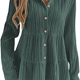 Tops for Women || Button-Up Tunic || Women Shirt (5247)-image-82