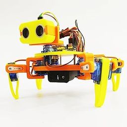 Techno-Tirupati ; Building Dreams Techno-Tirupati 4-Legged Walking Robot; Quadruped Spider (3D Printed Parts with Screws only)-image-2