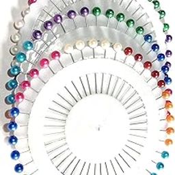 ikis Mixed Color Multipurpose Pearl Head Sewing Pins for Tailor, Dressmaking, Patchwork, Wedding, Florist, Decorating, Art and Craft - Pack of 120-image-14