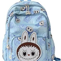 ™ High School Backpack Creative Cartoon Cute Bookbag for Outdoor Party College Sky Blue | Womens Handbags & Bags-image-51