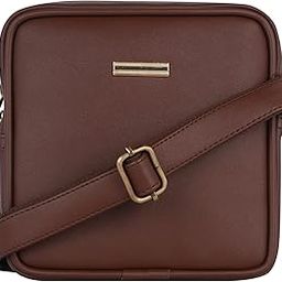 Cube Leather mens sling bag small size for travel | crossbody chest bags for women side bag for men stylish passport holder sling cash bags for men Mini Sling-image-72