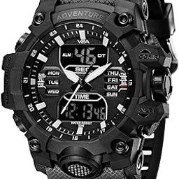 Bold & Big Dial Analog-Digital Sports Watch for Men | Multifunction Military Wristwatch | Gift for Men-1