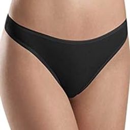 Cotton Basic Thong Black-image-2