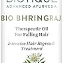 Biotique Bio Bhringraj Therapeutic Hair Oil for Falling Hair | Intensive Hair Regrowth Treatment | Nourishing Hair Follicles| Strong and Shiny Hair| For All Skin Types| 120m-image-77