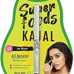 MyGlamm Superfoods Raven Kajal, Black, Long Lasting, Waterproof, & Smudge-Proof , Matte Finish Eye Pencil, 0.35g-image-7